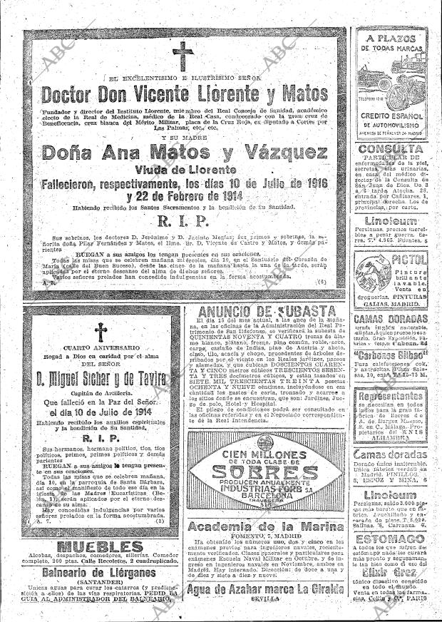 ABC MADRID 09-07-1918 página 21