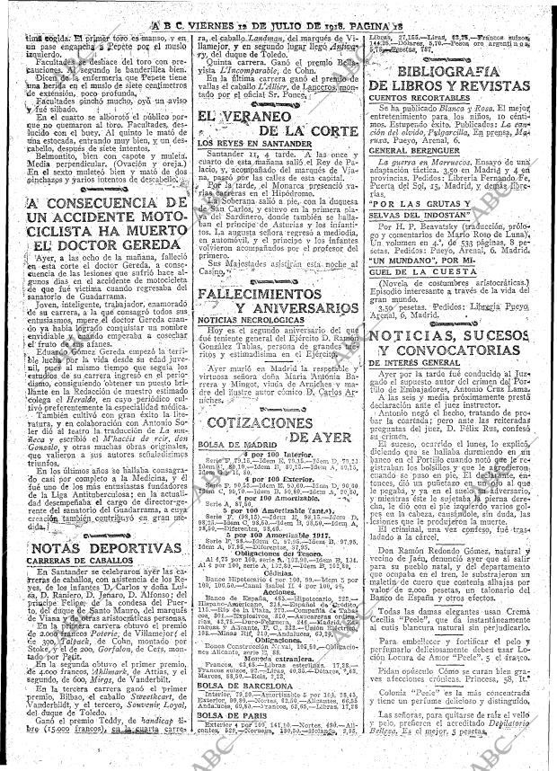 ABC MADRID 12-07-1918 página 18