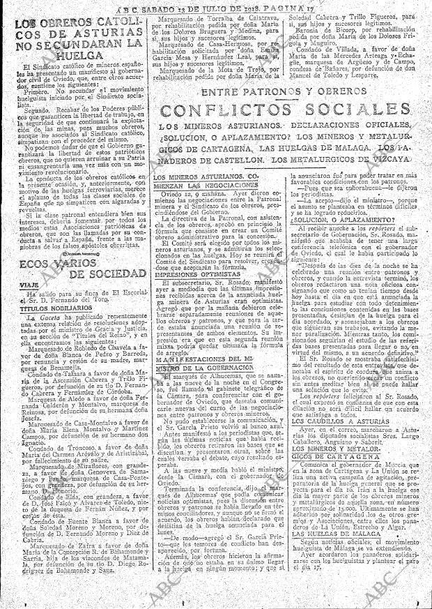 ABC MADRID 13-07-1918 página 17