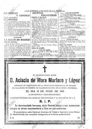 ABC MADRID 14-07-1918 página 19