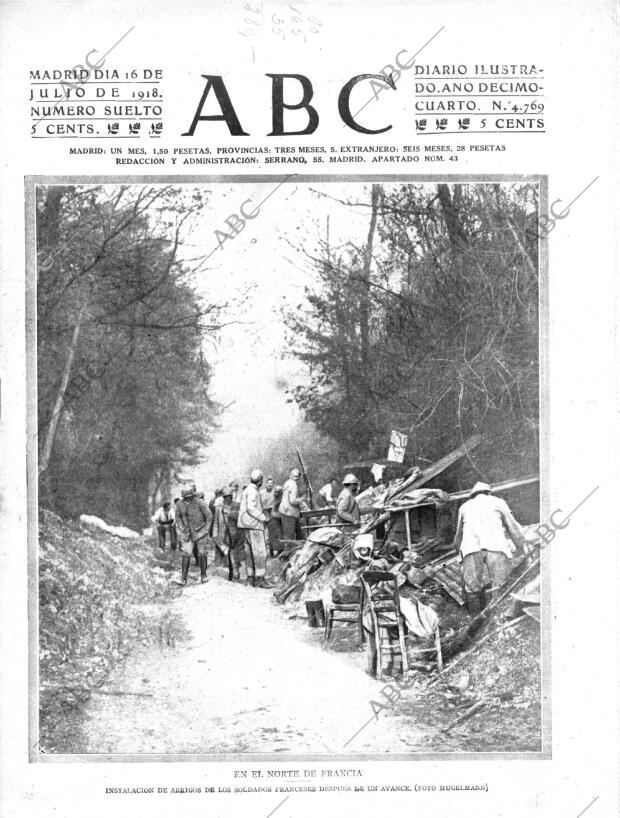 ABC MADRID 16-07-1918 página 1