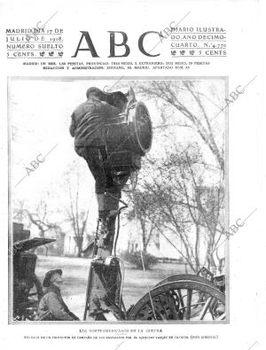 ABC MADRID 17-07-1918 página 1