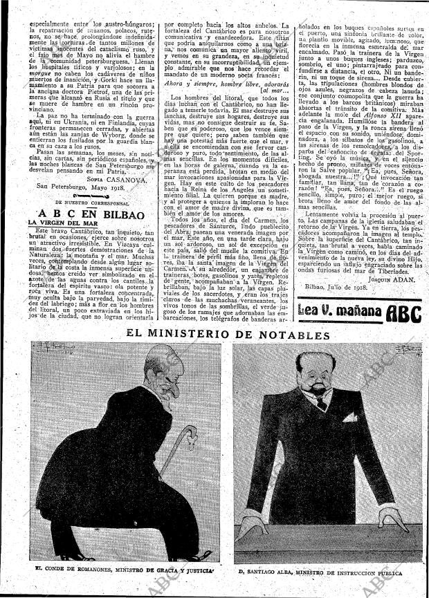 ABC MADRID 19-07-1918 página 5