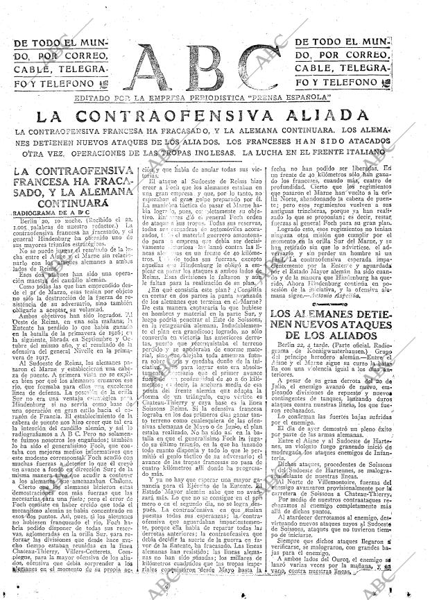 ABC MADRID 23-07-1918 página 9