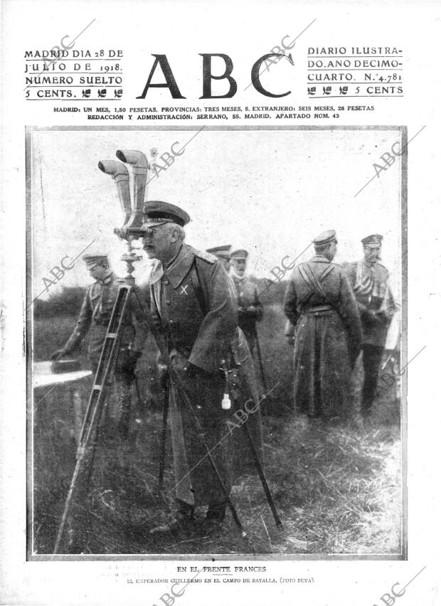 ABC MADRID 28-07-1918 página 1