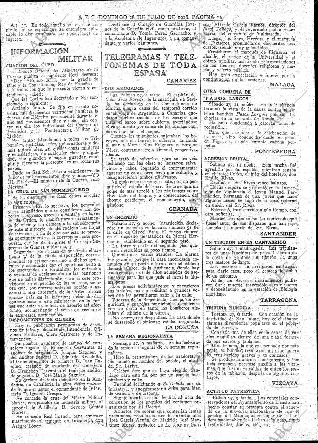 ABC MADRID 28-07-1918 página 16