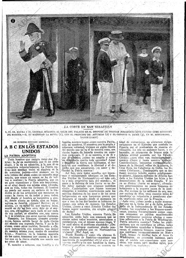 ABC MADRID 28-07-1918 página 2