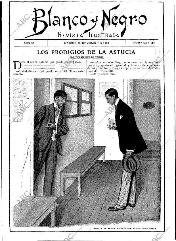 BLANCO Y NEGRO MADRID 28-07-1918 página 7