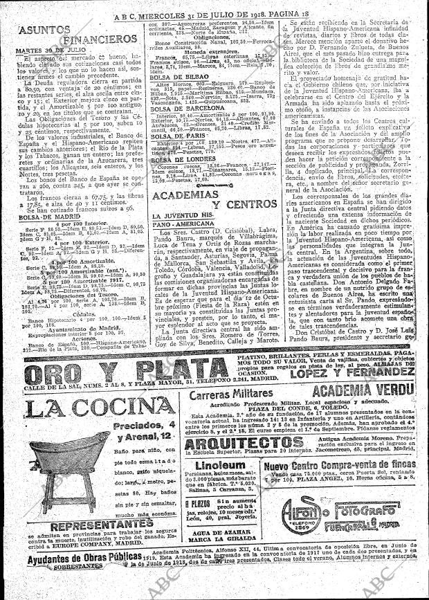 ABC MADRID 31-07-1918 página 18