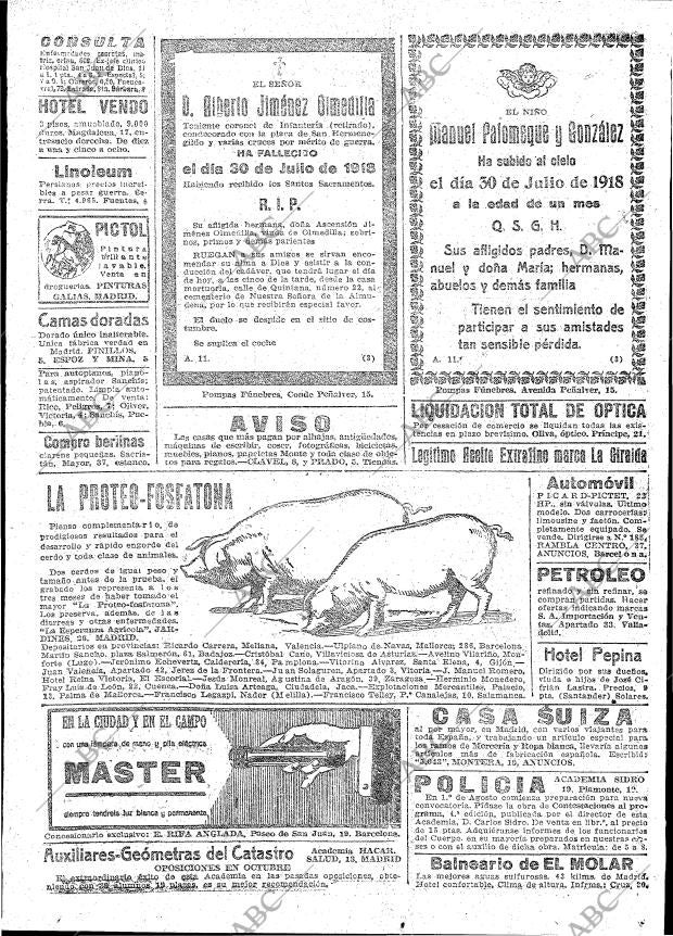 ABC MADRID 31-07-1918 página 22