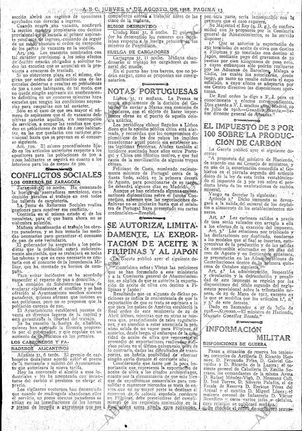 ABC MADRID 01-08-1918 página 13