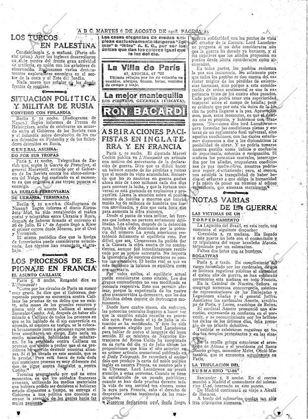 ABC MADRID 06-08-1918 página 10