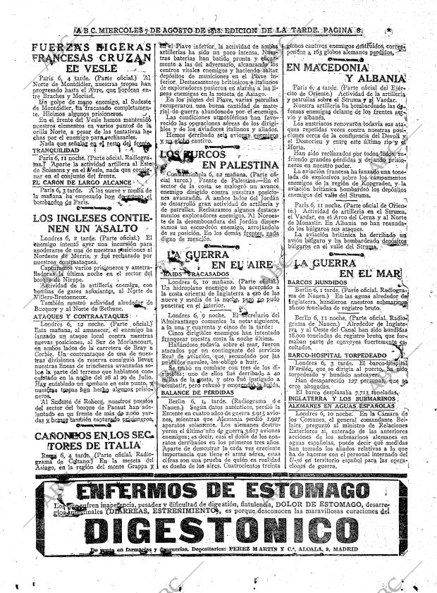 ABC MADRID 07-08-1918 página 8