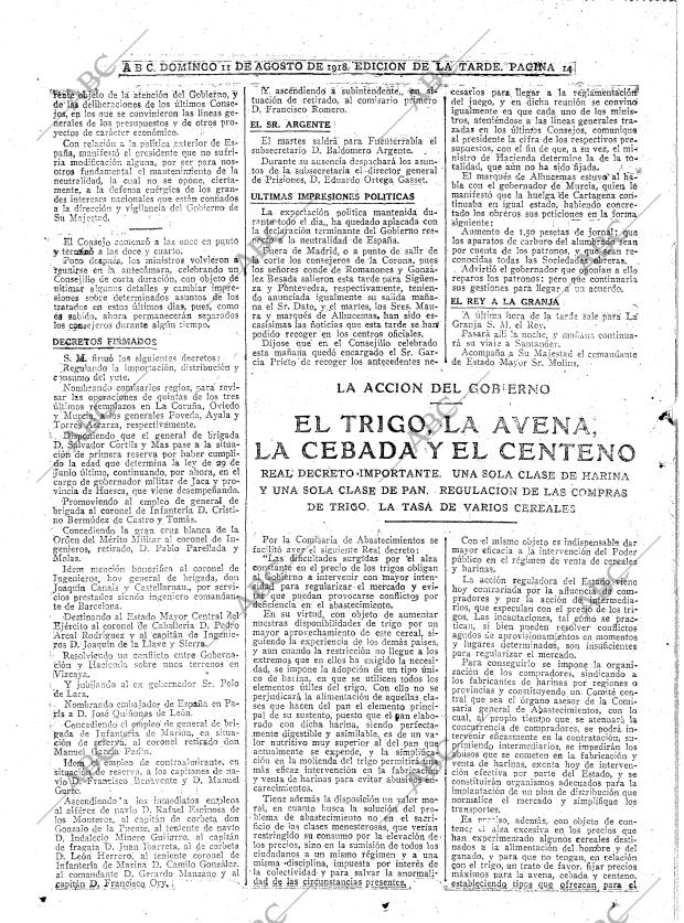 ABC MADRID 11-08-1918 página 14