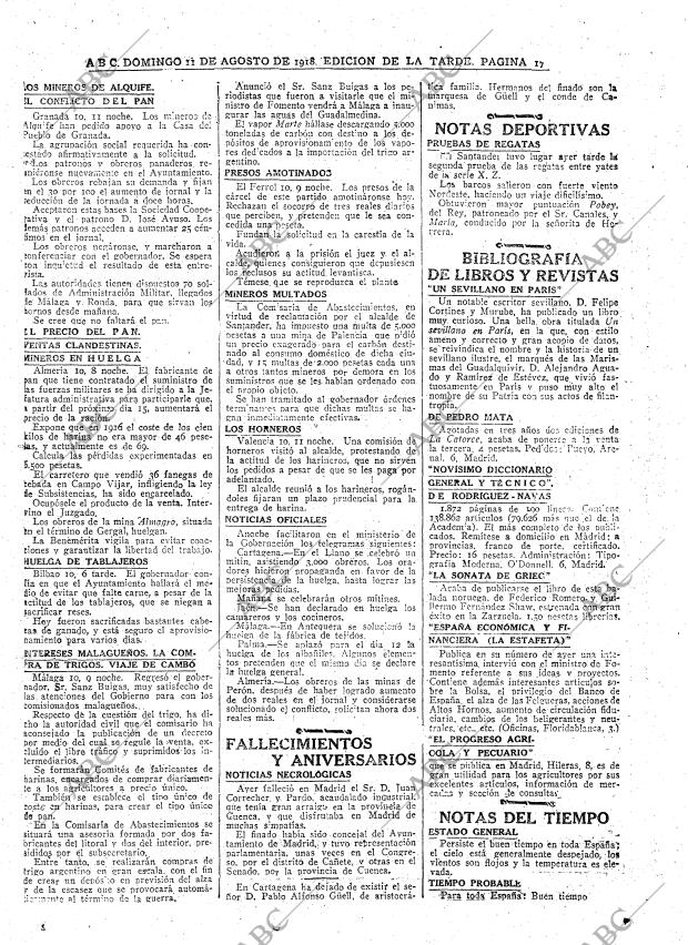 ABC MADRID 11-08-1918 página 17