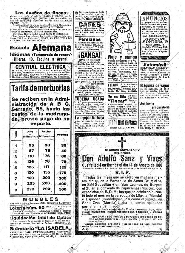 ABC MADRID 12-08-1918 página 21