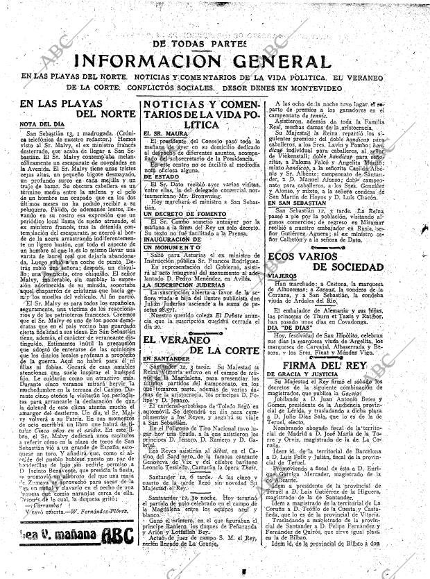 ABC MADRID 13-08-1918 página 12