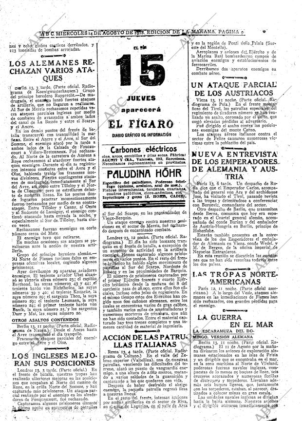 ABC MADRID 14-08-1918 página 9