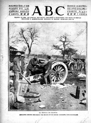 ABC MADRID 15-08-1918 página 1