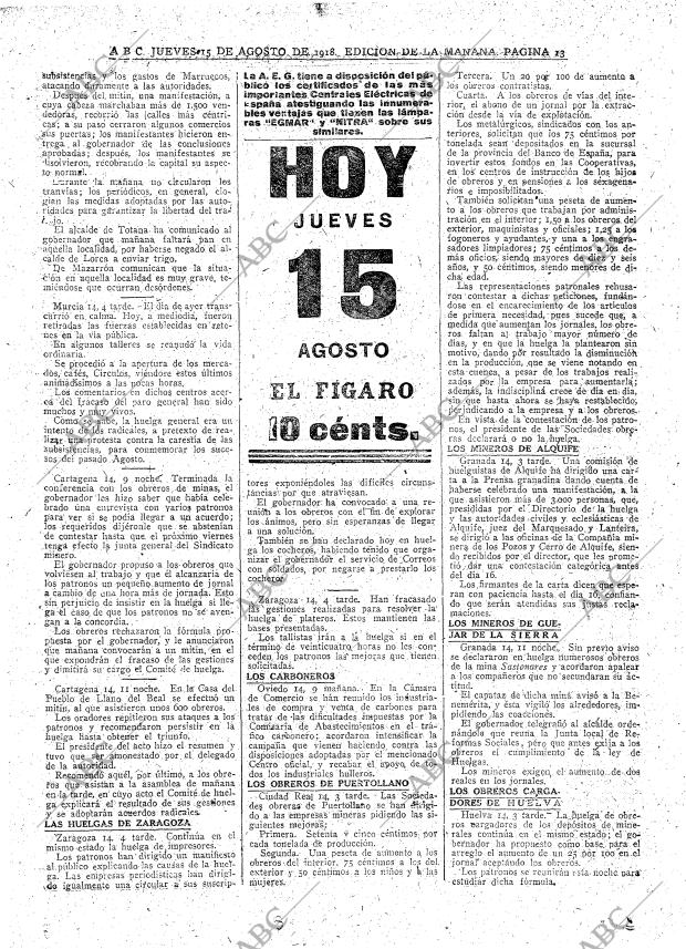 ABC MADRID 15-08-1918 página 13