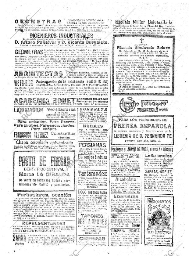 ABC MADRID 20-08-1918 página 20