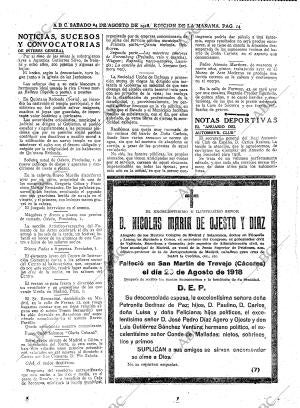 ABC MADRID 24-08-1918 página 14