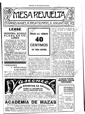 BLANCO Y NEGRO MADRID 25-08-1918 página 3