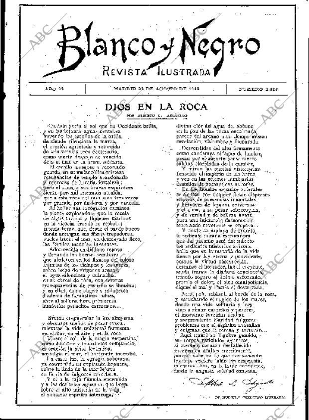 BLANCO Y NEGRO MADRID 25-08-1918 página 7