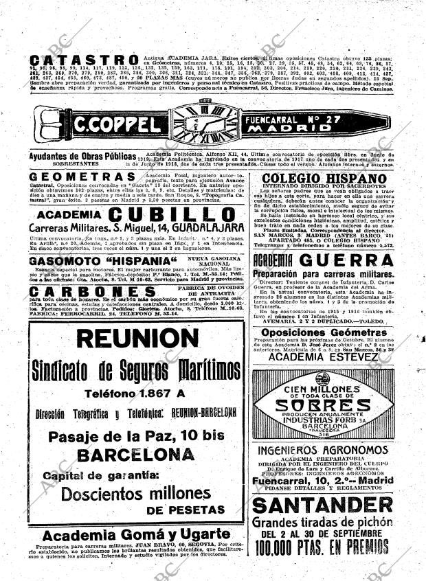 ABC MADRID 29-08-1918 página 2