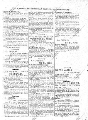 ABC MADRID 29-08-1918 página 20