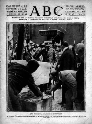 ABC MADRID 01-09-1918 página 1