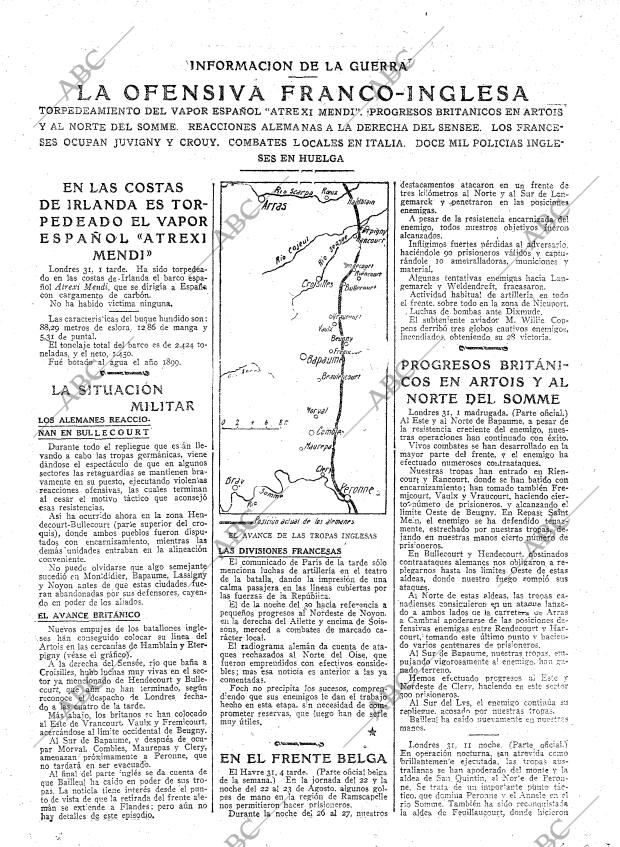 ABC MADRID 01-09-1918 página 16