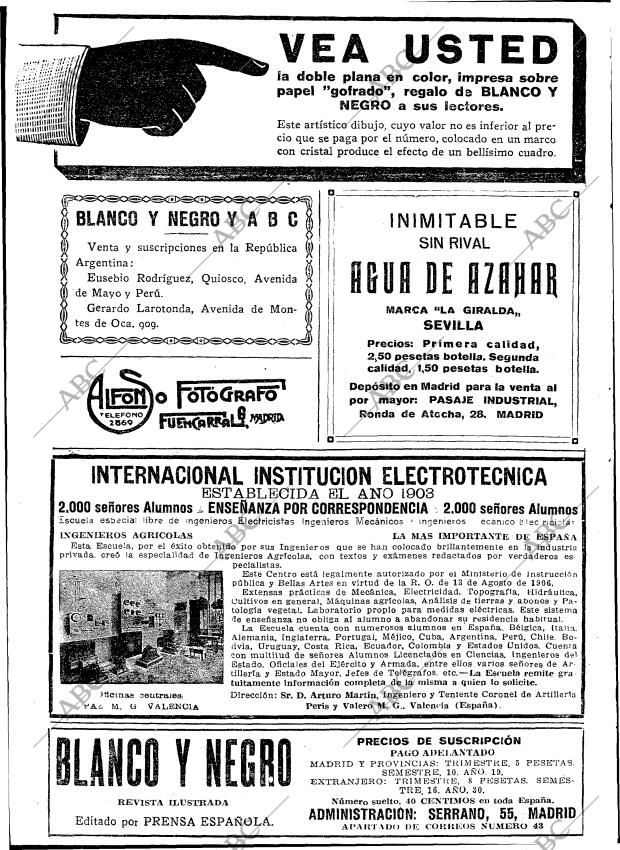 BLANCO Y NEGRO MADRID 01-09-1918 página 2