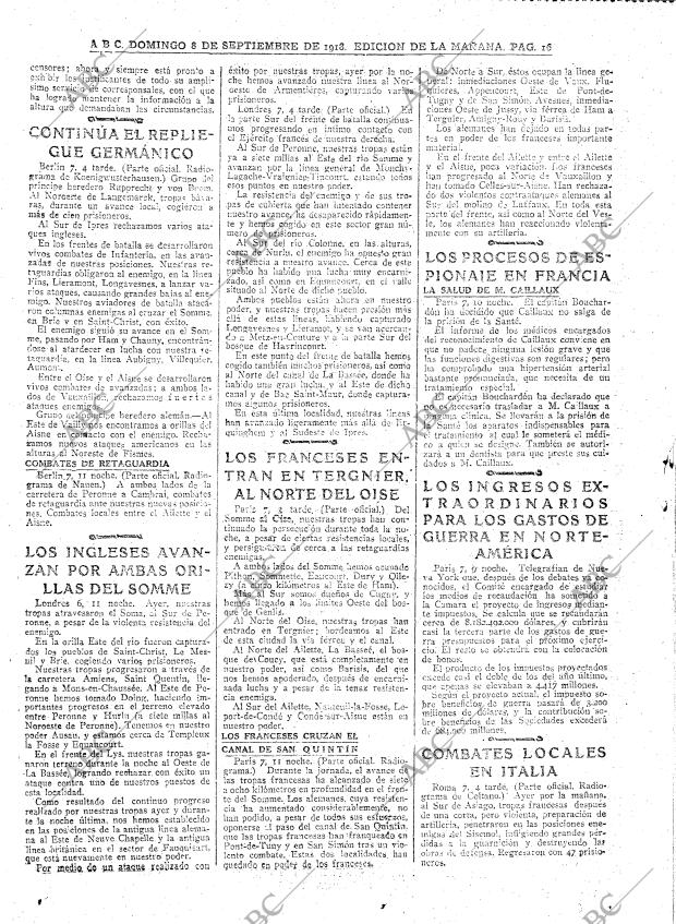 ABC MADRID 08-09-1918 página 16