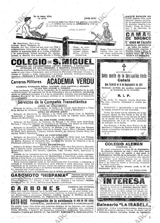 ABC MADRID 08-09-1918 página 21
