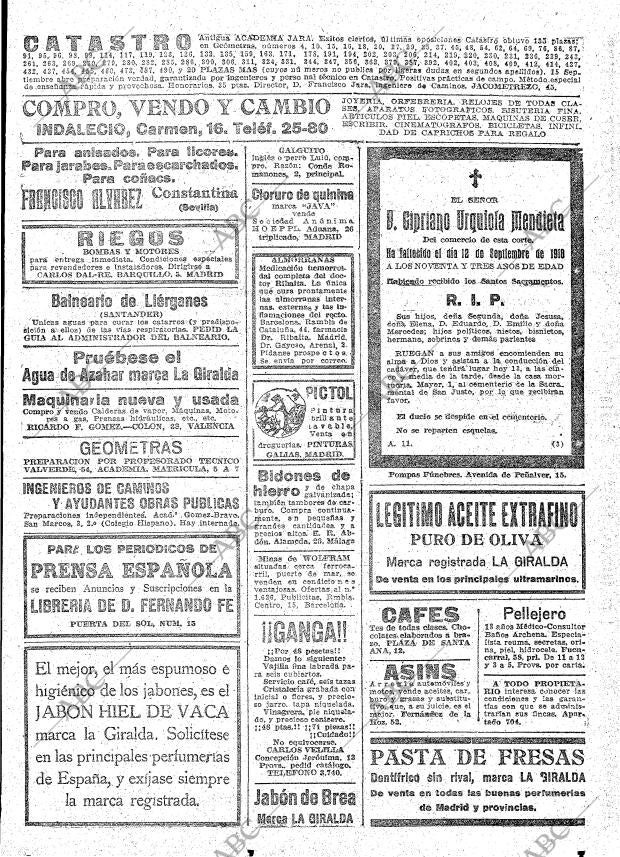 ABC MADRID 13-09-1918 página 21