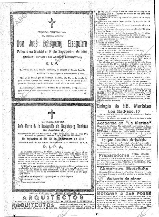 ABC MADRID 13-09-1918 página 22