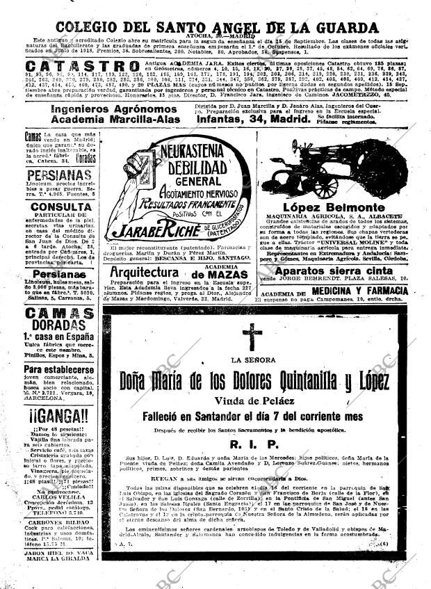 ABC MADRID 14-09-1918 página 25
