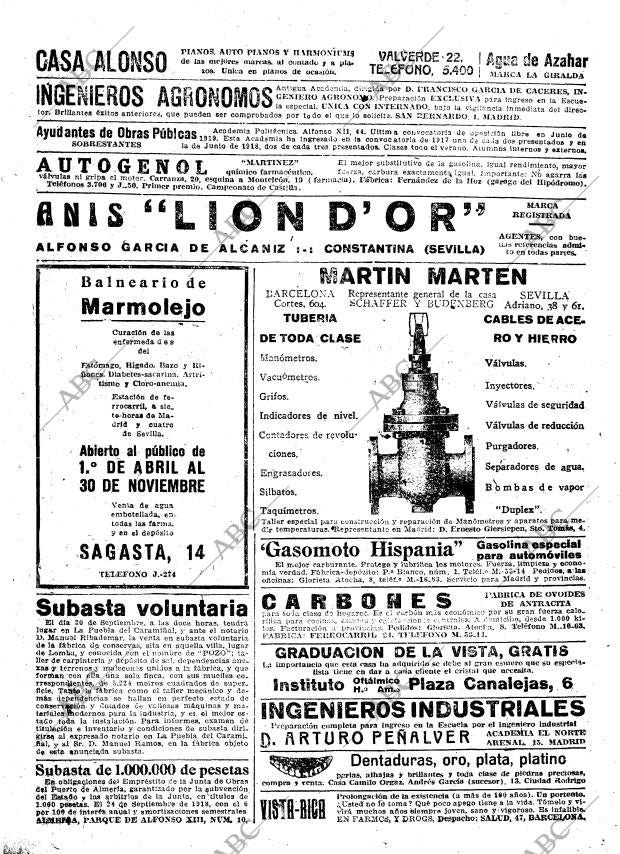 ABC MADRID 14-09-1918 página 26