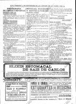 ABC MADRID 15-09-1918 página 14