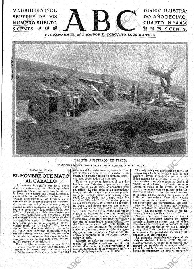 ABC MADRID 15-09-1918 página 3