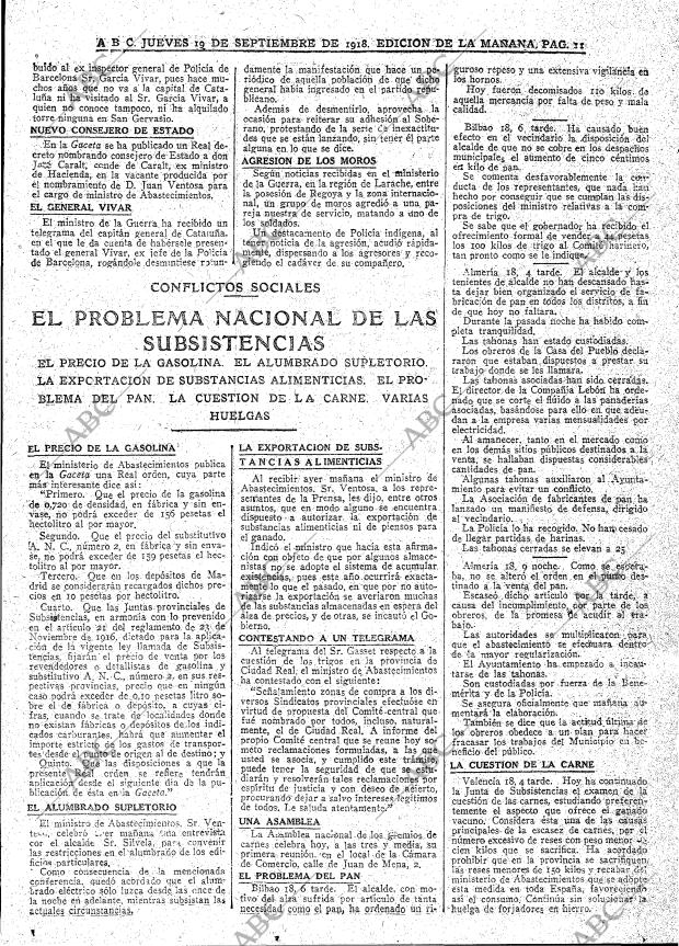 ABC MADRID 19-09-1918 página 11