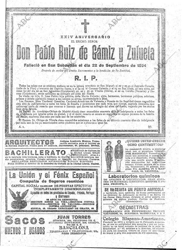 ABC MADRID 21-09-1918 página 23