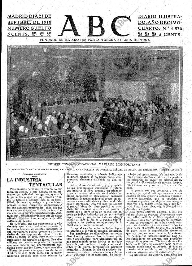 ABC MADRID 21-09-1918 página 3