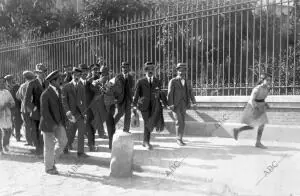 Llegada A Madrid del compañero de Rafael Cobos, Francisco Jurado (X), detenido...