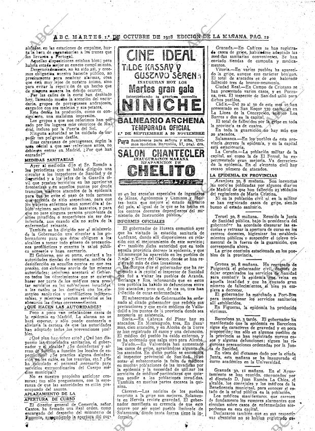 ABC MADRID 01-10-1918 página 12