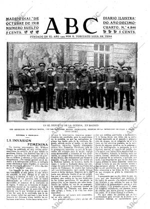 ABC MADRID 01-10-1918 página 3