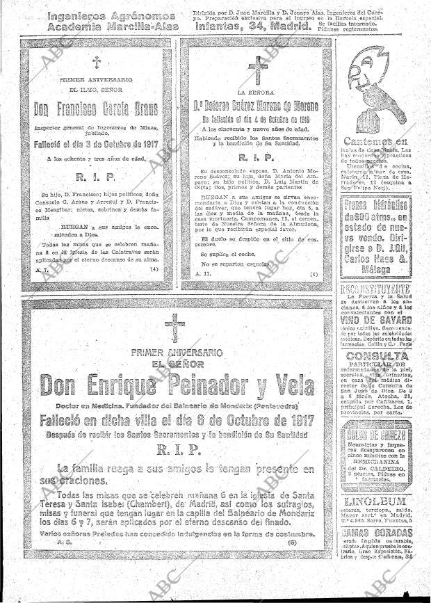 ABC MADRID 05-10-1918 página 21