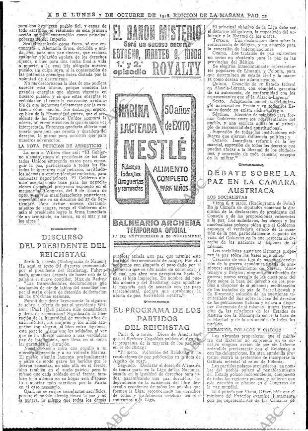 ABC MADRID 07-10-1918 página 12