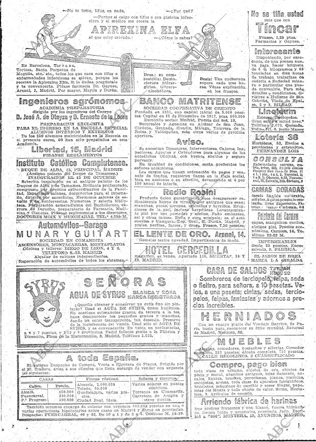 ABC MADRID 07-10-1918 página 29